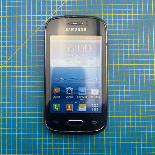 Samsung Galaxy Young S6310N Blue (Tesco Network) Smartphone - Picture 1 of 4
