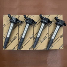 4 PACK New Genuine Denso 90919-02258 Ignition Coils 673-1310 For Corolla 1.8L