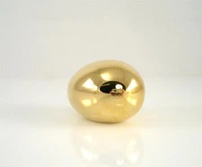 Large Stylish AUBOCK PAPERWEIGHT EGG 52mm Brass Hagenauer Bronze Austria Vienna