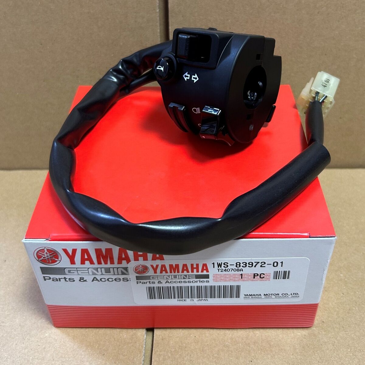 NEW】Yamaha Genuine 2014-2020 MT-07 SWITCH, HANDLE 4 1WS NEW】Yamaha Genuine 2014-2020 MT-07 SWITCH, HANDLE 4 1WS