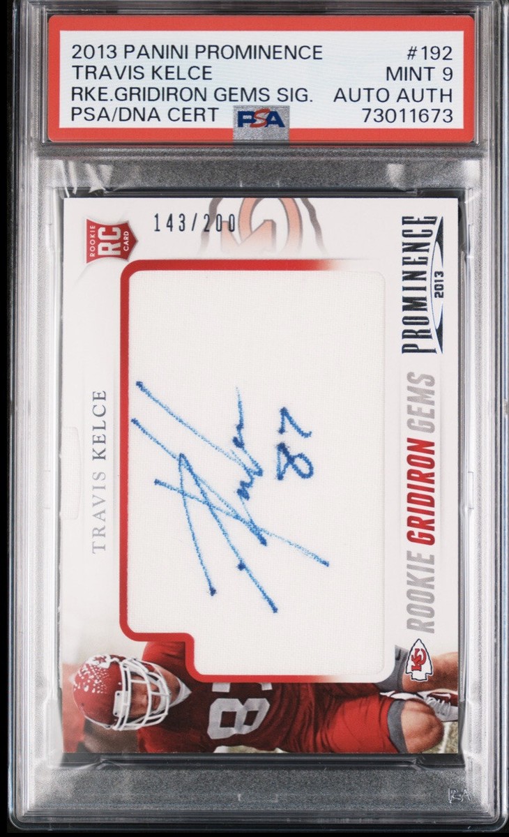2013 Panini Prominence Gridiron Gems Signatures /200 Travis Kelce