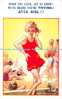 R517370 When You Click Les Us Know Bamforth Holiday Reply Serie Nr 373