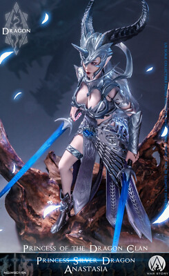 WAR STORY ドラコン プリンセス アナスタシア シルバー版 WS019A War Story 1/6 WS019A Dragon Princess Silver Dragon Anastasia