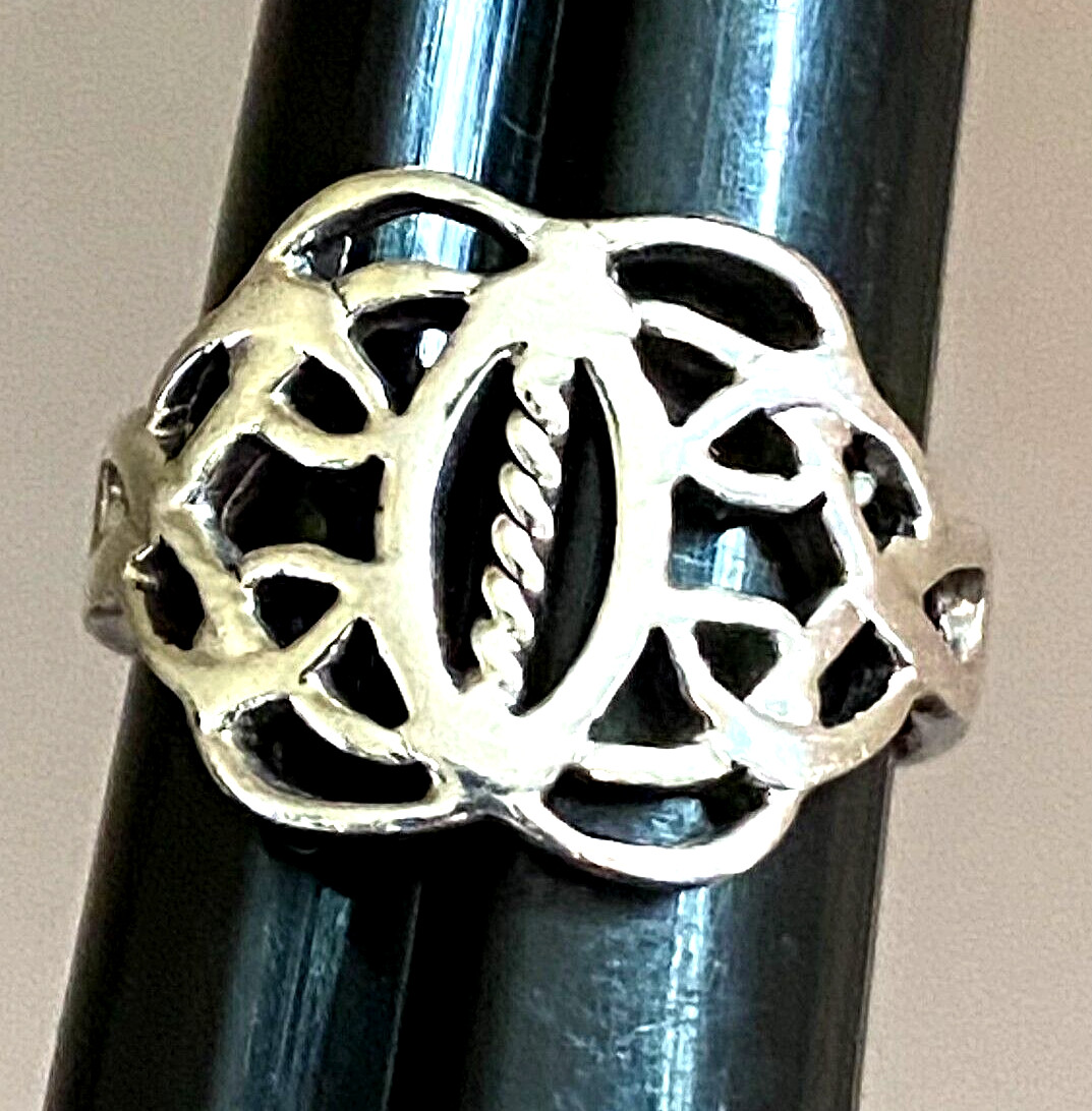 CELTIC KNOT DECEPTIVELY SOLID SIZE 5.25 STERLING … - image 4