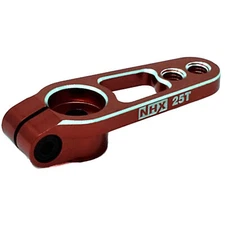 NEW NHX RC 25T M3 CNC Aluminum Servo Horn Arms Red fits Futaba/Savox