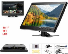 Monitor Lcd 10.1 Pollici Auto Pulsanti Touch 2 Ingressi Av Per Videosorveglianza