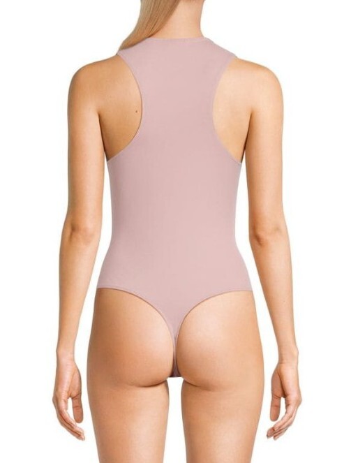 Free People-Keep It Going Cut Out Bodysuit (Coral Mist)-XS