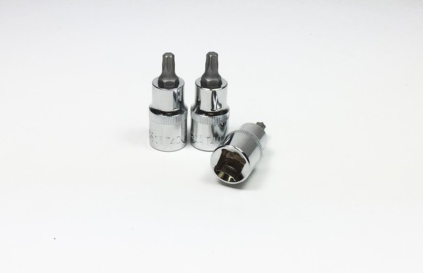 "Craft-Equip 3 Er Pack Torx 1/2\" SteckschlüSsel T45 Nuss Bit EinsäTze Steck NüSse"-image
