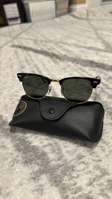 Ray-Ban Clubmaster RB3016 49mm Classic Round Unisex Sunglasses