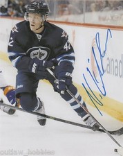 Winnipeg Jets Nikolaj Ehlers Autographed Signed 8x10 NHL Photo COA A