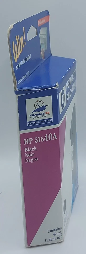 Genuine HP 51640A Black EXPIRED Jun 1999 Ink DISCONTINUED NEW SEALED HP 51640A - Image 4 of 4