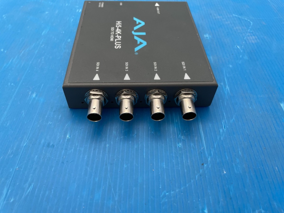 アンプ AJA Hi5-4K-PLUS SDI to HDMI AJA (HI5-4k) SD/HD-SDI to HDMI Converter - Nationwide Video