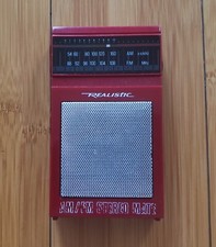 Realistic AM FM Stereo Mate 12-132; Radio Shack Tandy TESTED