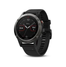 Garmin fenix® 5 47mm Slate Gray Sapphire with Black Band