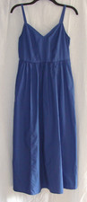 OLD NAVY Medium Blue Spaghetti Strap SUNDRESS Sz X-SMALL (XS)