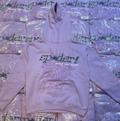 Sp5der worldwide Acai Hoodie purple Size S, M, L, XL | eBay