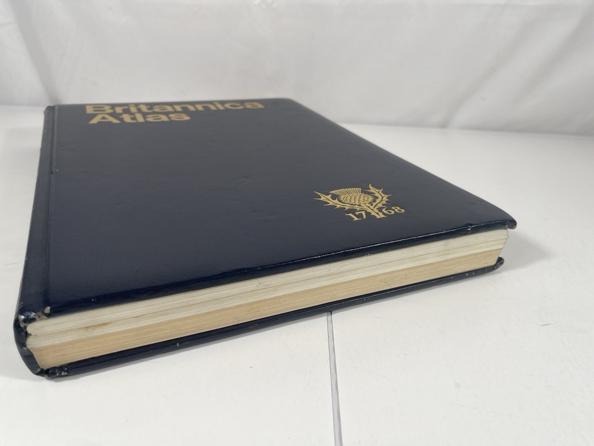Encyclopedia Britannica World Atlas Hardcover Unabridged