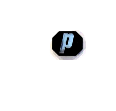 Prince Racquet 'P' Butt Cap Insert - Size 4 1/2