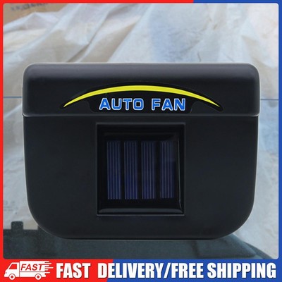 Solar Powered Mini Auto Ventilator Automatic Car Cooling Fan 0.8W for Sedan Auto