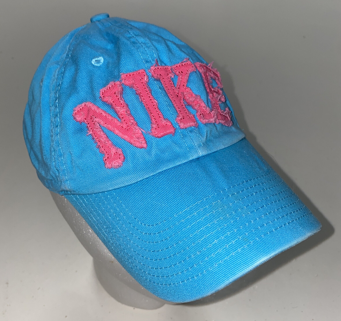 Nike athdpt s1ze one Blue Pink letters baseball hat women Adjustable Cap eBay