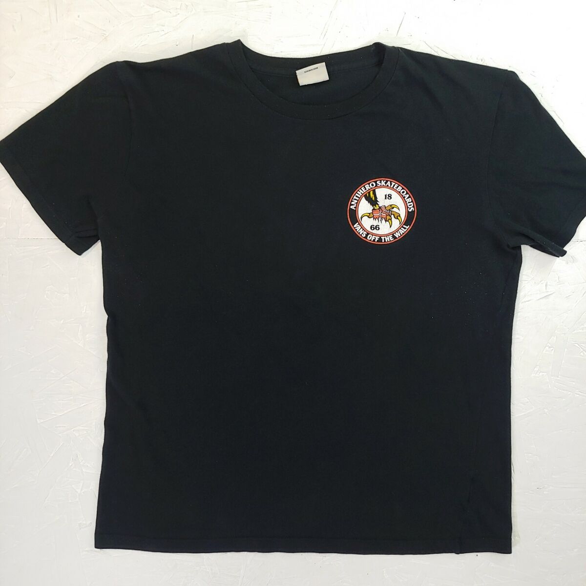 Anti-hero X vans t-shirt medium skateboards off the wall Anti-hero X vans t-shirt medium skateboards off the wall