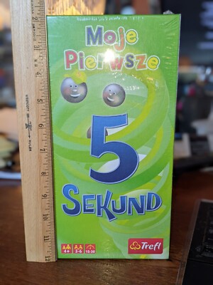 5 sekund Trefl Moje Pierwsze New, Made in Poland, Game