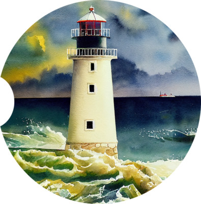 XXXL 40X40 cm car sticker sticker lighthouse sticker