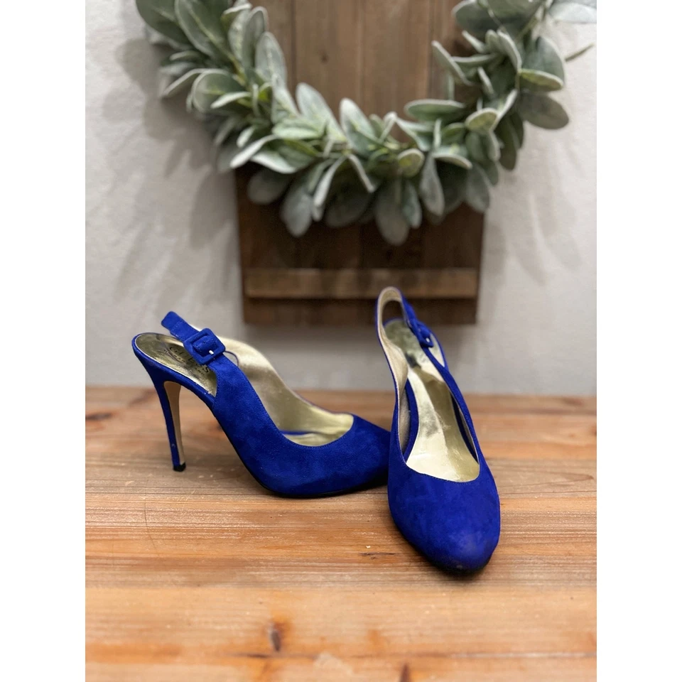 Tacones altos Guess azul real  Foto 2 de 4