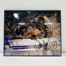Monster Jam Photo Scooby Doo Car Signed by Nicole Johnson