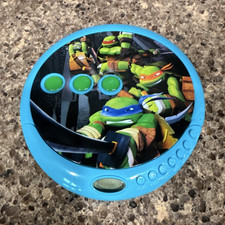 Nickelodeon TMNT Teenage Mutant Ninja Turtles Portable CD Player Blue 37065