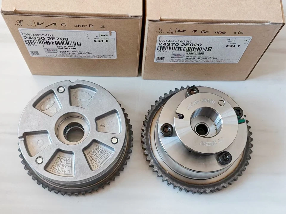 OEM 243502E700 243702E020 CVVT Assy 2.0L IntakeExhaust Set Hyundai Elantra Kia F - Image 2 of 4