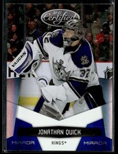 2010-11 Panini Certified Jonathan Quick Mirror Blue #/100