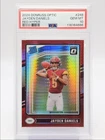 JAYDEN DANIELS 2024 DONRUSS OPTIC RATED ROOKIE RED HYPER A RC PSA 10 Q0004