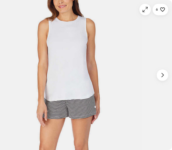 Jane and Bleecker Womens Lounge Tank Top 3 PACK (WHITE/BLACK/GRAY S)NWOT