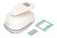 Bira Craft 2 5/8" x 1 5/8" Scalloped Rectangle Lever Action Craft Punch for P...