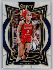 2025 WNBA Select Shakira Austin Silver Prizm #5 Washington Mystics