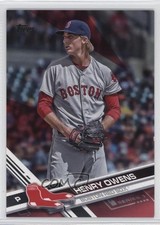 2017 Topps Mother's Day Hot Pink 44/50 Henry Owens #69 0c3