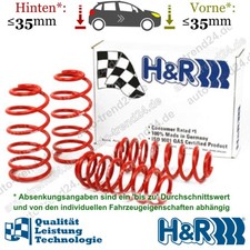 H&R Tieferlegungsfedern 35mm u.a.: VW Golf IV 1J1, Bj. 1997-2008