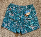 NWT Columbia Men’s PFG Super Backcast 6” Tropical Print Swim Trunks Sz Medium — photo 1