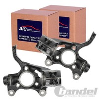 2X AIC Achsschenkel Vorne Passend FÜR Audi A3 Seat Leon Skoda Octavia VW Golf