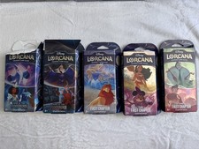 Disney Lorcana TCG: Starter Deck - Lot of 45 Opened First chapter and floodborn