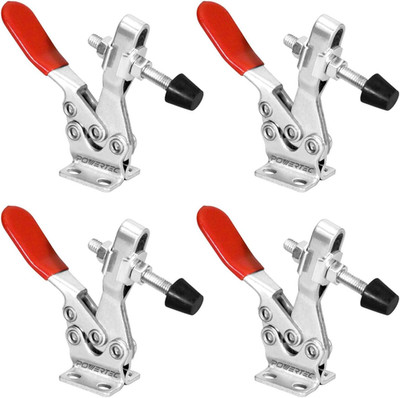 4PK Toggle Clamp, 500 Lbs Holding Capacity, 225D Quick Release Horizontal Clamps