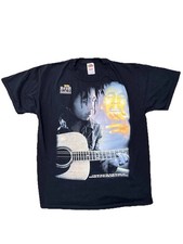 Vintage 90s Y2K Men  s L Bob Marley T-Shirt Black Reggae Music VTG Double Sided