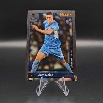 Topps UCC Merlin Chrome 2021-22 Liam Delap Manchester City Base Rookie