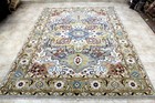 9X12 MASTERPIECE MINT HAND KNOTTED VEGETABLE DYE HERIZZ SERAPI WOOL TURKISH RUG — photo 2