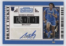 2019 Panini Contenders Draft Picks College Ticket Red Foil Moses Brown Auto 0y9k