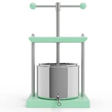 Green Cheese Tincture Herb Fruit Wine Manual Press - 1.6 Gal Stainless Steel ...