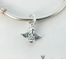Authentic PANDORA Sparkling Angel Dangle Charm # 793598C01