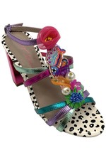 Betsey Johnson Women's Azallia Slingback Block Heeled Sandal Pnk/Multi