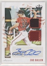 2020 Panini Diamond Kings DK Material Signatures Zac Gallen #DKMS-ZG Auto 1b3